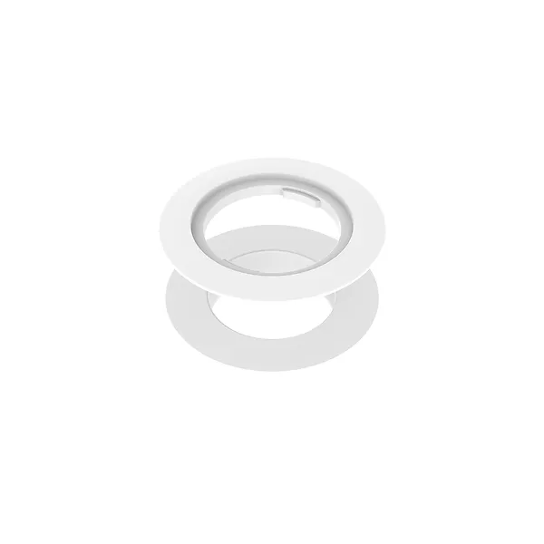 Adapteris PowerDot Compact, Ø60/Ø80 montavimo angai, balta