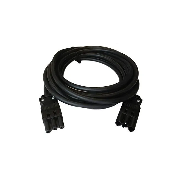 Extension Cord Axessline, 2 3PC, 2.0 m, black