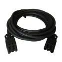 Extension Cord Axessline, 2 3PC, 3.0 m, black