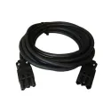 Extension Cord Axessline, 2 3PC, 5.0 m, black