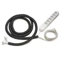 Rinkinys Cable Collect, L3000 – ilgintuvas 6xF+2xkabeliai+kanalas laidams Tube CAT6, juoda