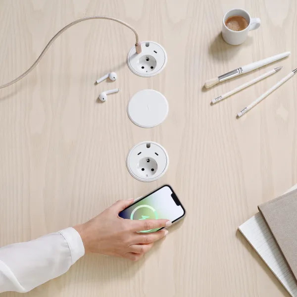 Wireless charger Powerdot Charge, 15W, black