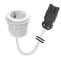 Rozečių blokas PowerDot Mini 50 1xF 3PC, balta