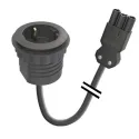 Power distributing unit PowerDot Mini 50, 1 socket type F, 3PC, black