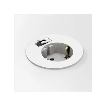 Power distributing unit Powerdot Compact 60, 1 socket type F, 1 cable grommet, white