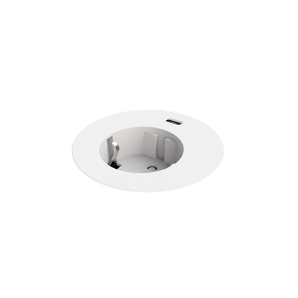 Power distributing unit Powerdot Compact 62, 1 socket type F, 1 USB-C charger 30W, white