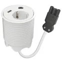 Rozečių blokas PowerDot 12 1xF 1xUSB-A 12W 1xdata 3PC, balta