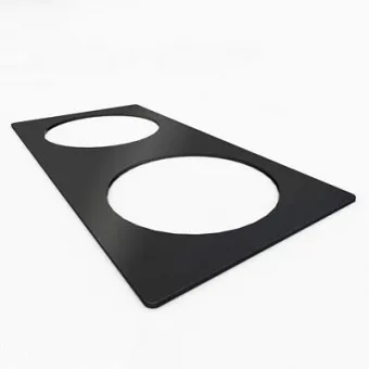 Frame for 2 Powerdot, black