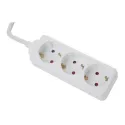Ilgintuvas Power Strip, 3xF laidas, L1500, balta