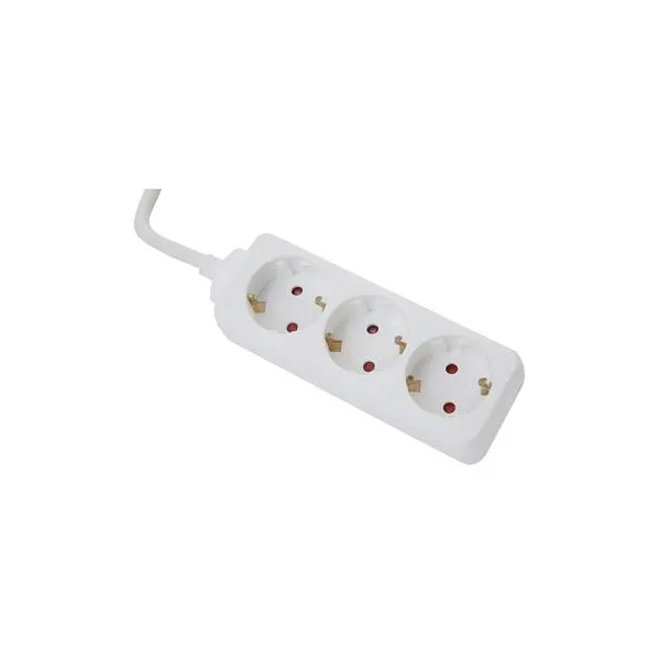 Ilgintuvas Power Strip, 3xF laidas, L5000, balta