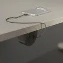 Rozečių blokas PowerDot 50 1xF, su laikikliu, juoda
