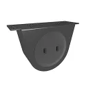 Rozečių blokas PowerDot 51 2xUSB-C 30W, su laikikliu, juoda