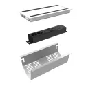 Conference Axessline, Kit including PDU, small, white