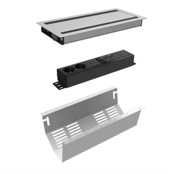 Conference Axessline, Kit including PDU, small, silver