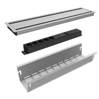 Conference Axessline, Kit including PDU, large, silver