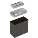 Conference Flex 01 Powerdot, Adaptable kit for 2 Powerdots, small, silver