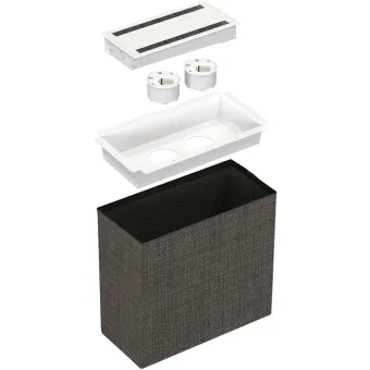 Conference Kit 01 Powerdot, Including 2 Powerdot 10 type F, small, white