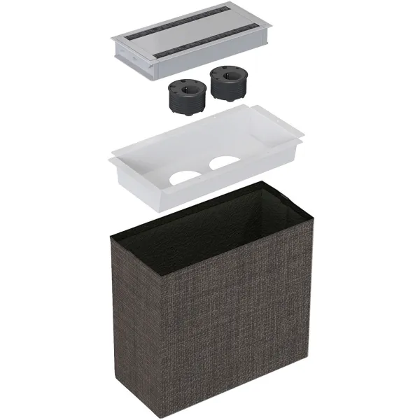 Conference Kit 01 Powerdot, Including 2 Powerdot 10 type F, small, silver