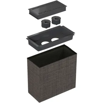 Conference Kit 01 Powerdot, Including 2 Powerdot 10 type F, small, black