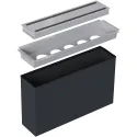 Conference Flex 02 Powerdot, Adaptable kit for 5 Powerdots, large, silver