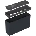 Conference Flex 02 Powerdot, Adaptable kit for 5 Powerdots, large, black
