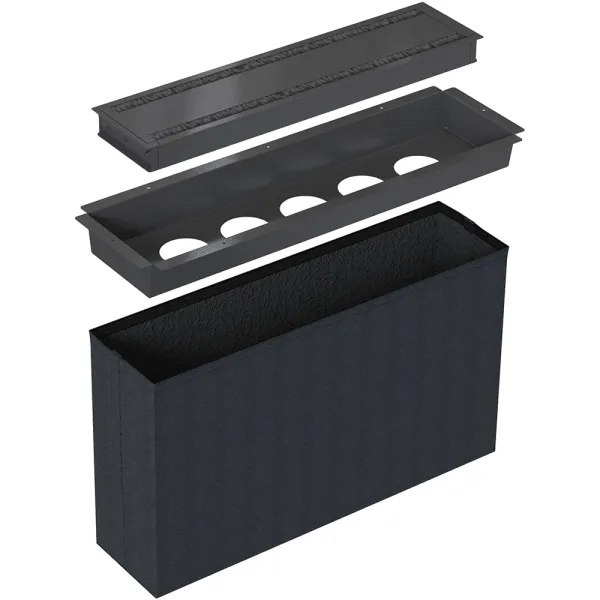 Conference Flex 02 Powerdot, Adaptable kit for 5 Powerdots, large, black