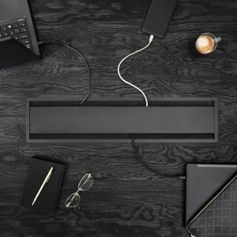Conference Flex 02 Powerdot, Adaptable kit for 5 Powerdots, large, black