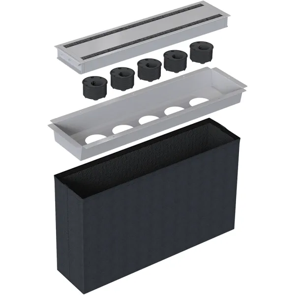 Conference Kit 02 Powerdot, Including 5 Powerdot 10 type F, large, silver