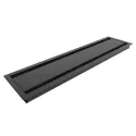Table top dual conference lid Flip Cover 04, L600 mm, black