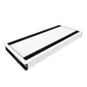 Table top dual conference lid Flip Cover 05, flush mounted, L300 mm, white