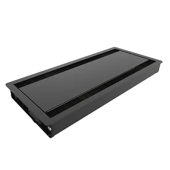 Dangtelis įfrez., Flip Cover 05 konferencijų stalui, L300, juoda