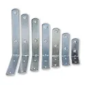 Corner plate, 40x40mm, steel, zinc
