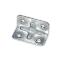 Corner plate, 40x20x20mm, steel, zinc