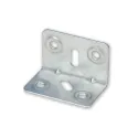 Corner plate, 40x25x25mm, steel, zinc