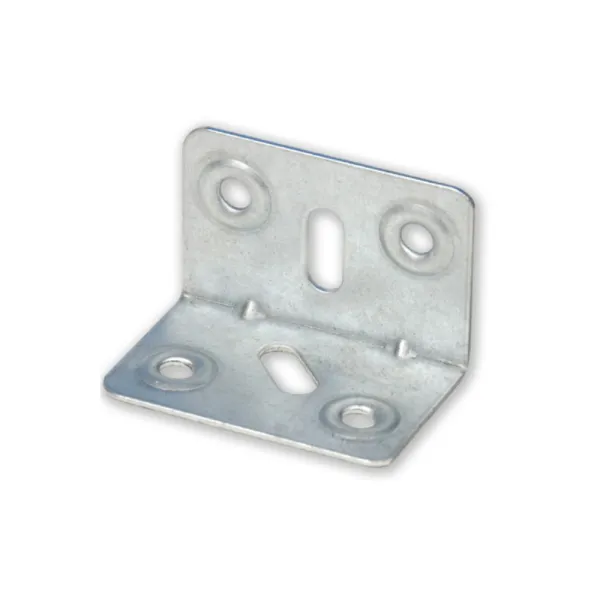 Corner plate, 40x25x25mm, steel, zinc