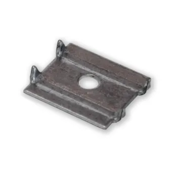 Backrest retaining plate, steel, zinc