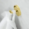 Single Hook Calm, D45x38mm, polished brass