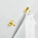 Pakabėlė vienguba Calm, D45x38mm, poliruotas žalvaris