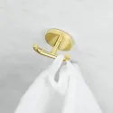 Double Hook Calm, D45x38mm, polished brass