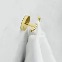 Double Hook Calm, D45x38mm, polished brass