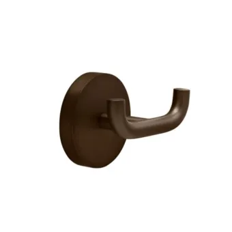 Double Hook Calm, D45x38mm, burnished brass