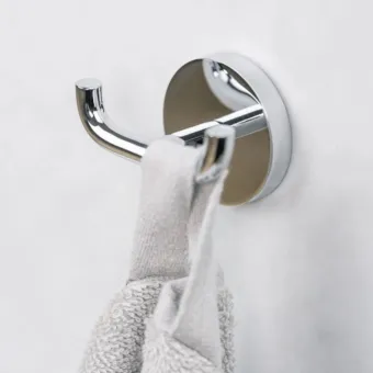 Double Hook Calm, D45x38mm, polished chrome