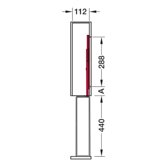 Basket CARGO, right, W150mm, full-extension, PURE, anthracite