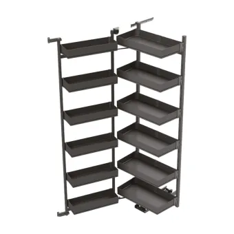 Larder unit TANDEM, W600mm, H1100m, PURE, anthracite