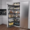 Ūkinė spinta TANDEM, P600mm, H1100mm, PURE, antracitas