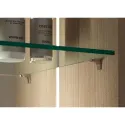Shelf support K-LINE with plastic cap, for drill hole Ø5mm, nickel plated