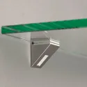 Glass shelf support KALABRONE MINI, for shelf 5-10mm, chrome