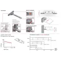 Concealed shelving system TRIADE PRO MINI, for shelf from 25mm