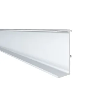Profilis aliuminio GOLA II, viengubas, L4200mm, balta