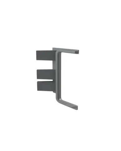 Joint for single profile GOLA II, angular, outer, grey